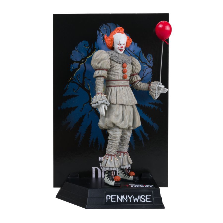 Welcome to Derry - Pennywise 6″ Movie Maniacs Figure