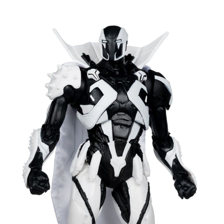Spawn - The Deviant (Rat City) Black & White Spawn Rat City #1 Uncolored 7″ Figure with Comic