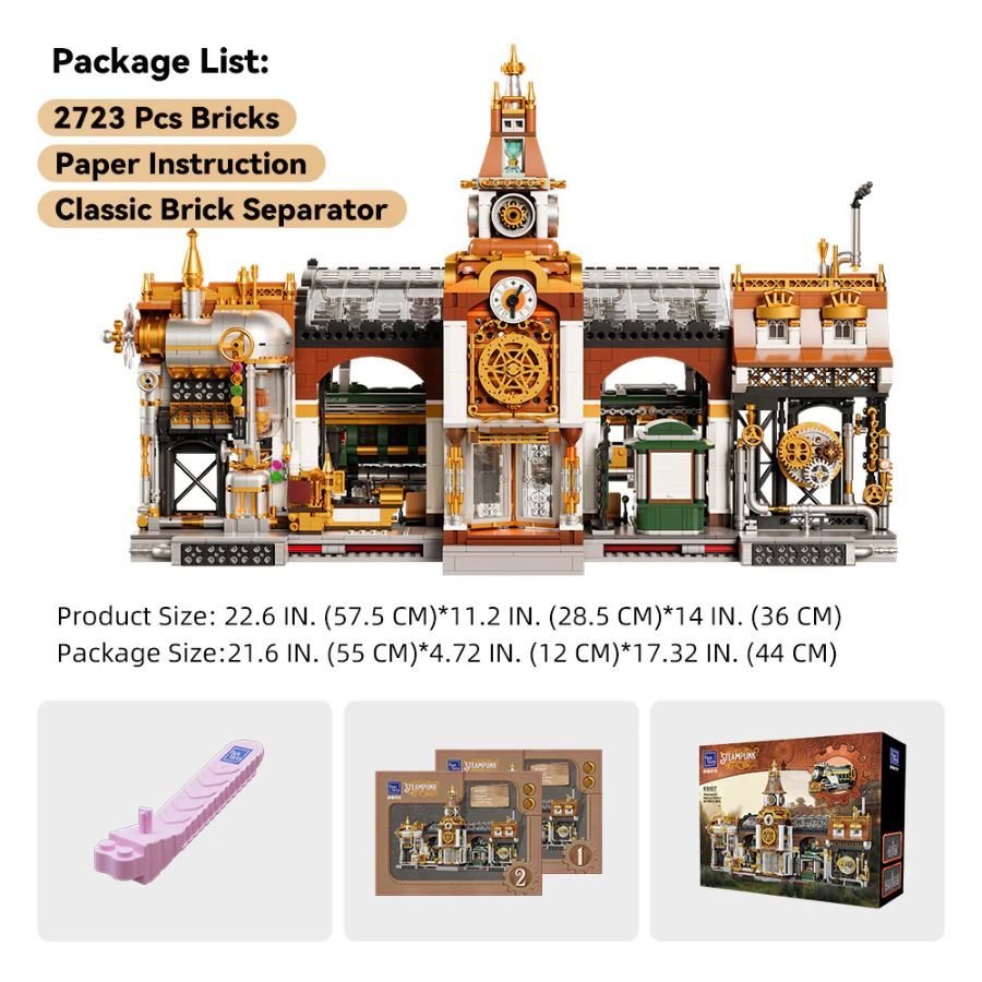 Steampunk Series - Train Station (2788 Piece Kit)