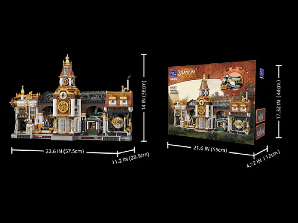 Steampunk Series - Train Station (2788 Piece Kit)