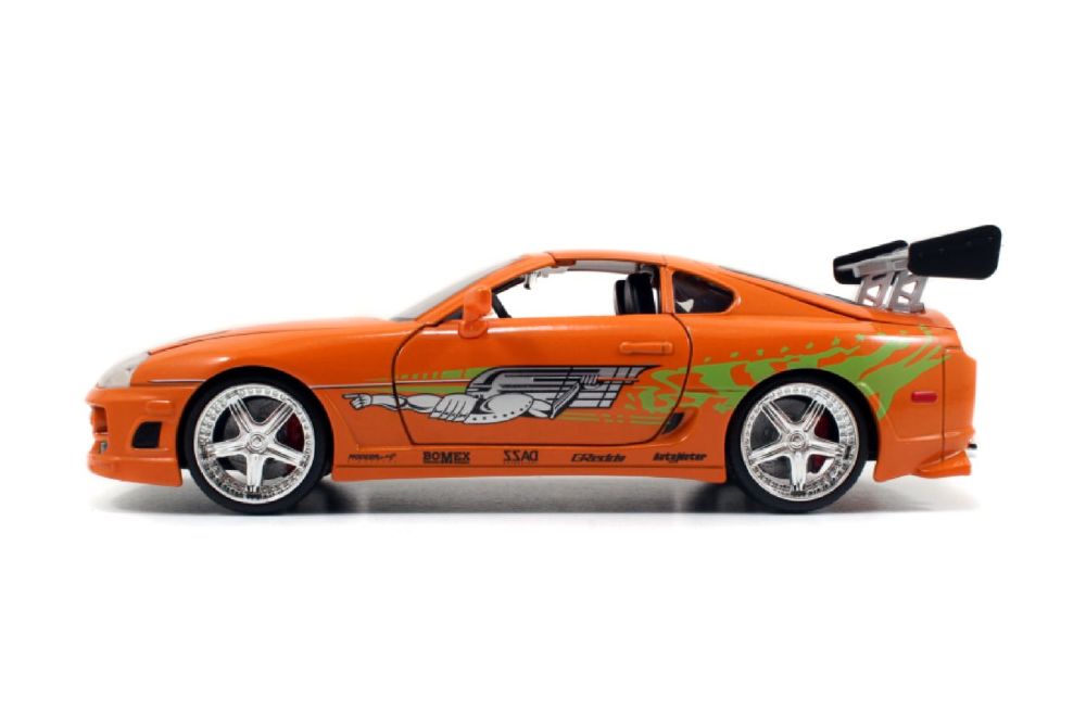 Fast & Furious - Brian’s Toyota Supra with Brian 1:24 Scale Diecast Model Kit
