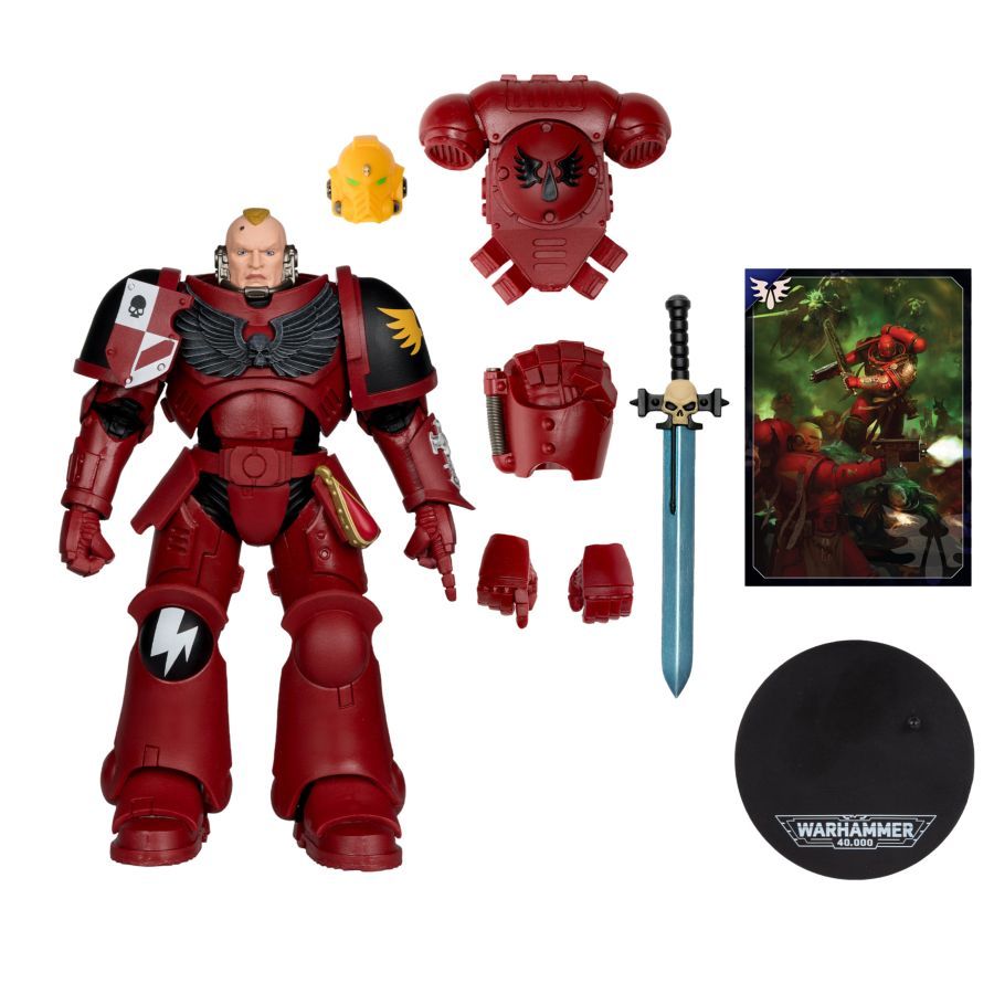 Warhammer 40,000 - Blood Angel Assault Intercessor Sergeant 7″ Action Figure