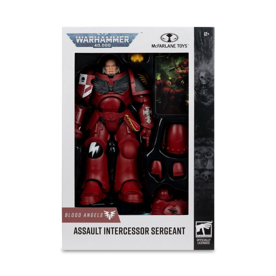 Warhammer 40,000 - Blood Angel Assault Intercessor Sergeant 7″ Action Figure