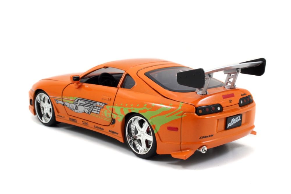 Fast & Furious - Brian’s Toyota Supra with Brian 1:24 Scale Diecast Model Kit