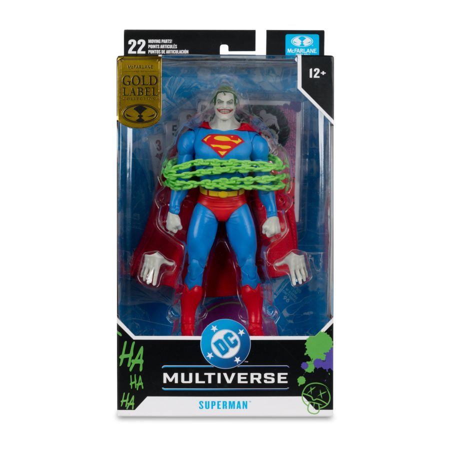 DC Multiverse - Superman Action Comics 1000/Jokerized (Gold Label) 7″ Figure