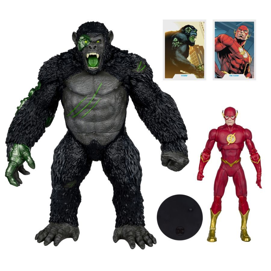 DC Comics - The Flash Vs Titano 7″ Megafig 2-Pack