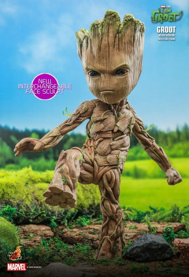 Guardians of the Galaxy - I Am Groot: Groot Deluxe 1:6 Scale Collectable Action Figure
