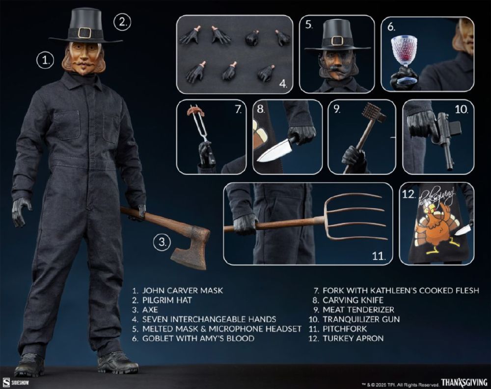 Thanksgiving (2023) - John Carver 1:6 Scale Collectable Action Figure