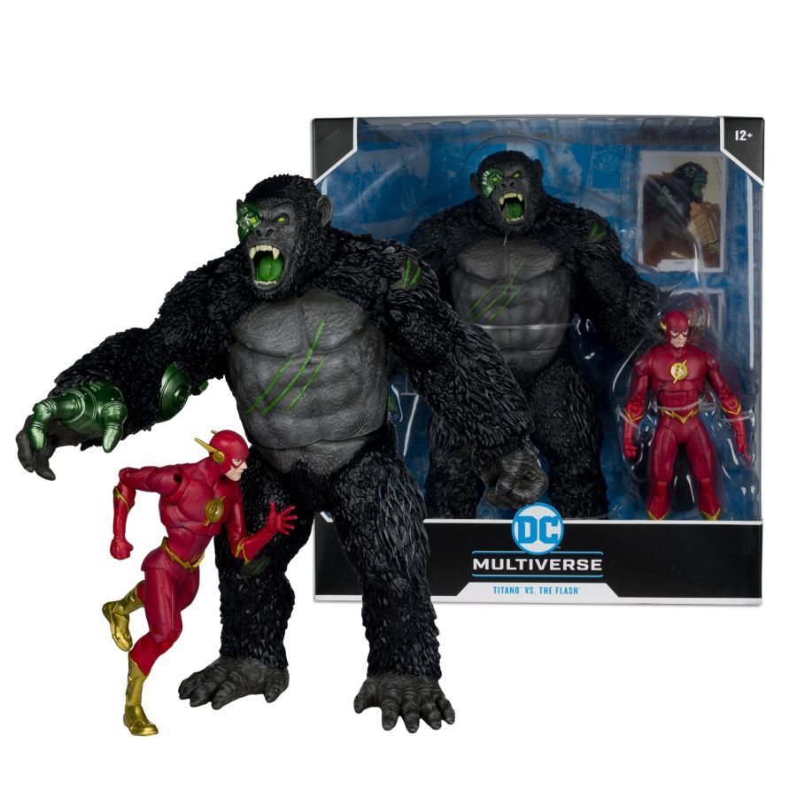 DC Comics - The Flash Vs Titano 7″ Megafig 2-Pack