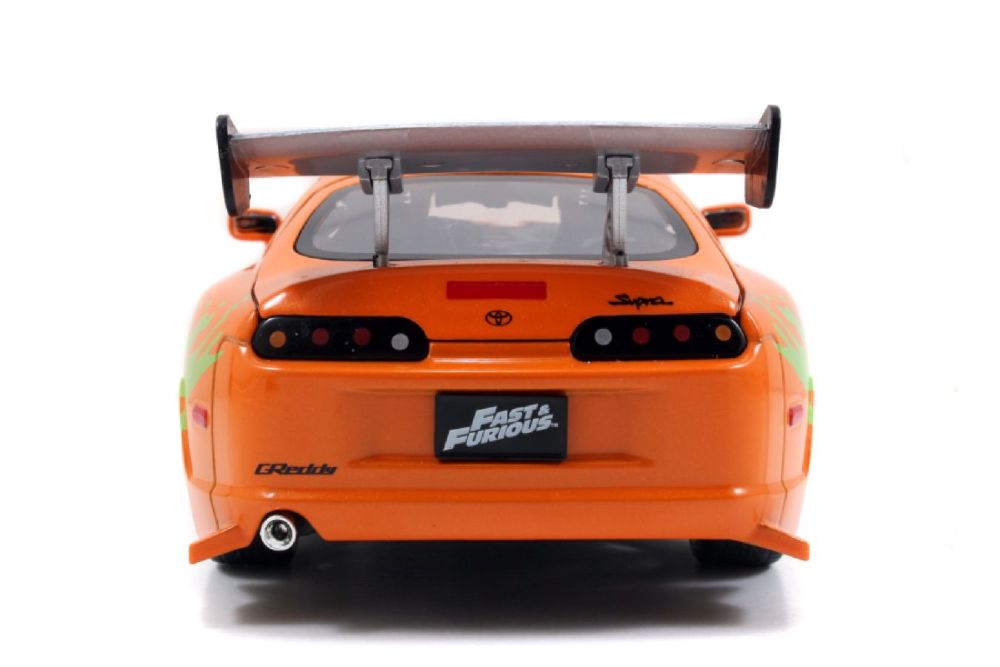 Fast & Furious - Brian’s Toyota Supra with Brian 1:24 Scale Diecast Model Kit
