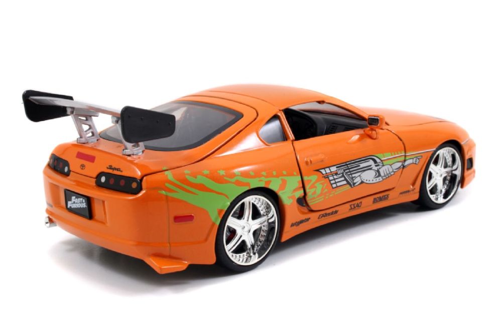 Fast & Furious - Brian’s Toyota Supra with Brian 1:24 Scale Diecast Model Kit