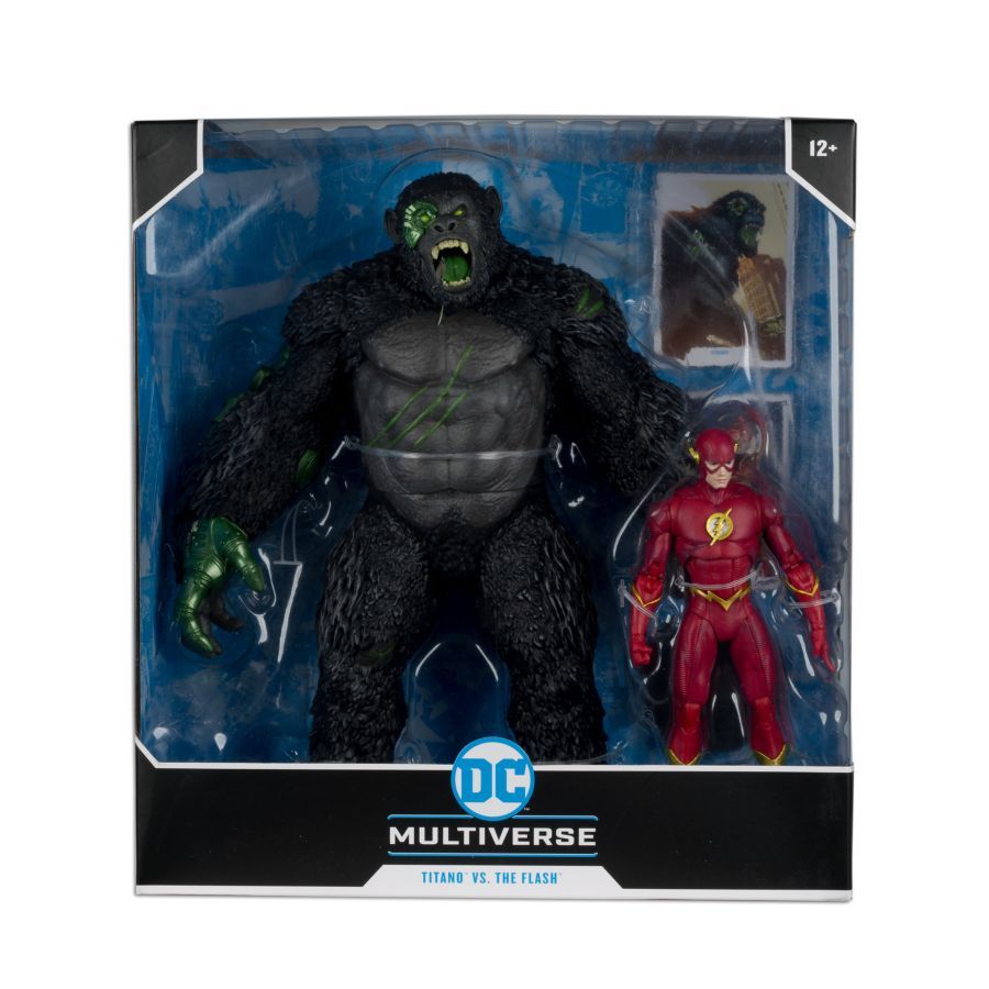 DC Comics - The Flash Vs Titano 7″ Megafig 2-Pack