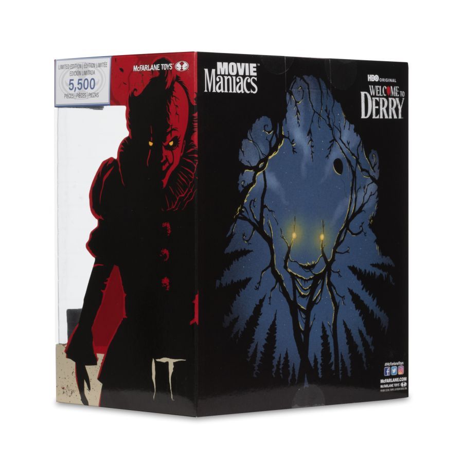 Welcome to Derry - Pennywise 6″ Movie Maniacs Figure