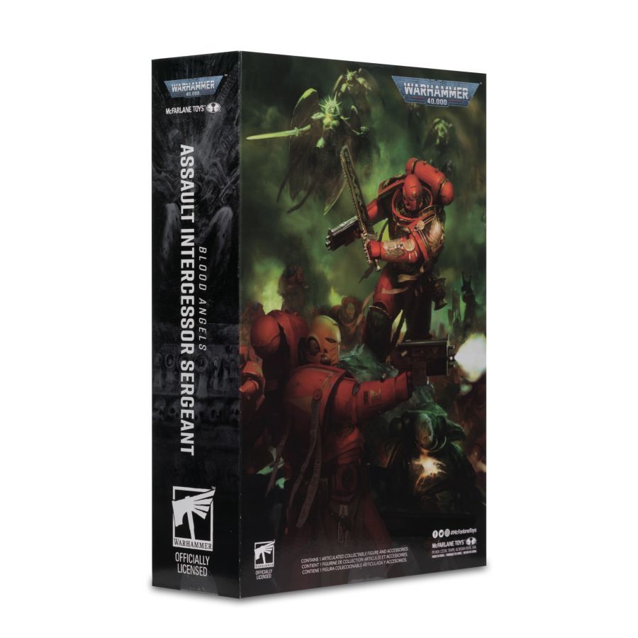 Warhammer 40,000 - Blood Angel Assault Intercessor Sergeant 7″ Action Figure