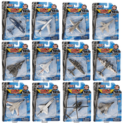 Sky Wings - 3.5″ Aircraft Die-Cast Plane Replica Assortment (24 Count)