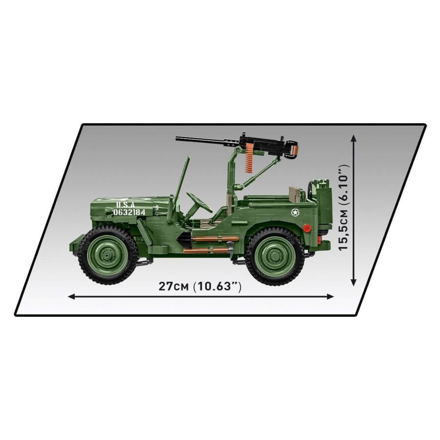 World War 2 - Willys MB Construction Brick Set (1207 Pieces)