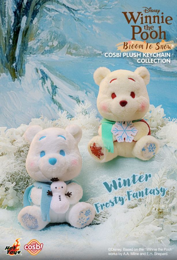 Winnie the Pooh – Bloom to Snow Cosbi Plush Keychain Collection (Display of 8)