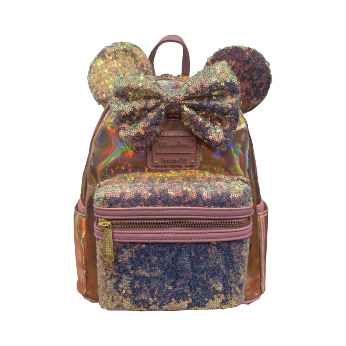Disney - Minnie Mauve Sequin (Loungefly Backpack)
