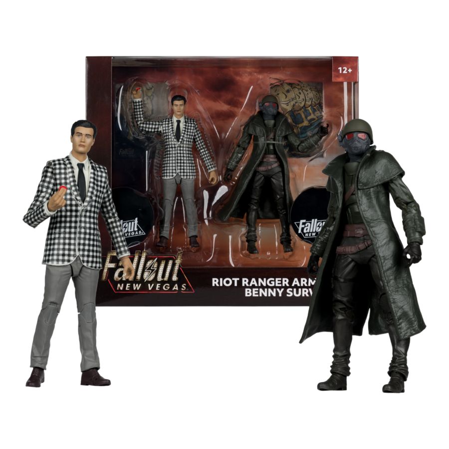 Fallout: New Vegas - Riot Ranger Armor & Benny Survivor 7″ Action Figure 2-Pack