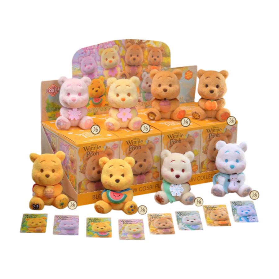 Winnie the Pooh – Bloom to Snow Cosbi Plush Keychain Collection (Display of 8)