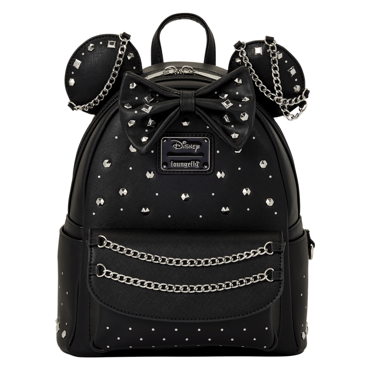 Disney - Minnie Mouse Studs & Chains Loungefly Backpack