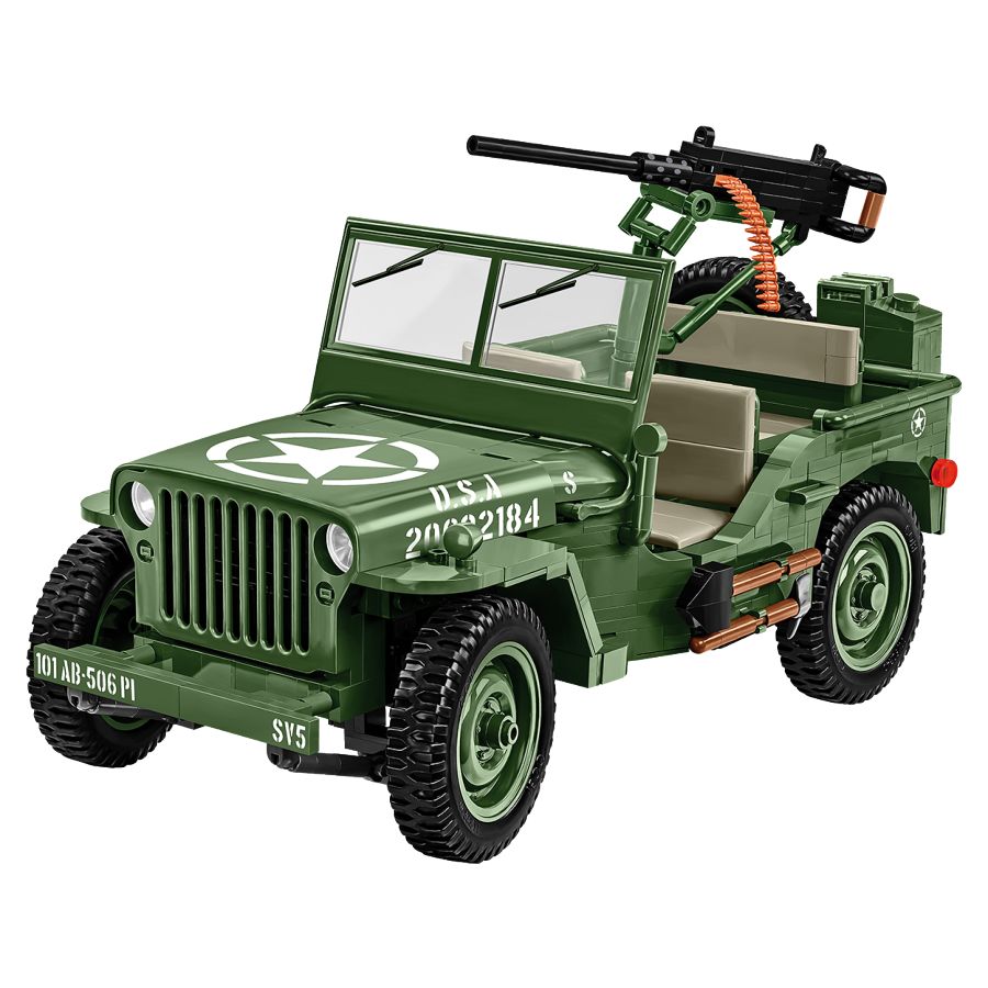 World War 2 - Willys MB Construction Brick Set (1207 Pieces)