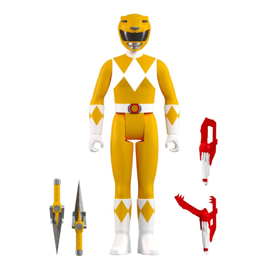 Power Rangers - Yellow Ranger ReAction 3.75″ Action Figure