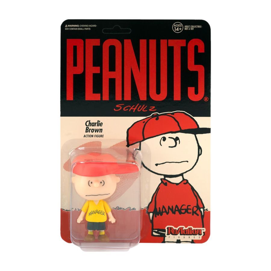 Peanuts - Manager Charlie Brown ReAction 3.75″ Action Figure