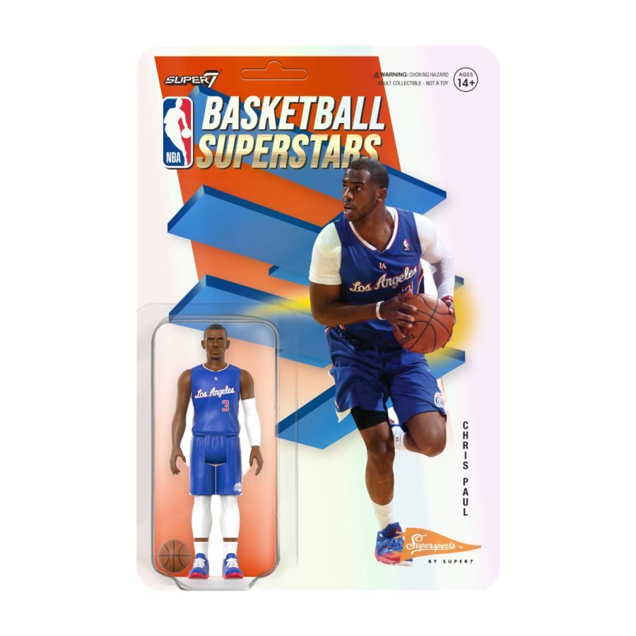 NBA - Chris Paul Los Angeles Clippers Supersports ReAction 3.75″ Action Figure