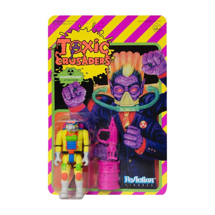 Toxic Crusaders - Radiation Ranger ReAction 3.75″ Action Figure