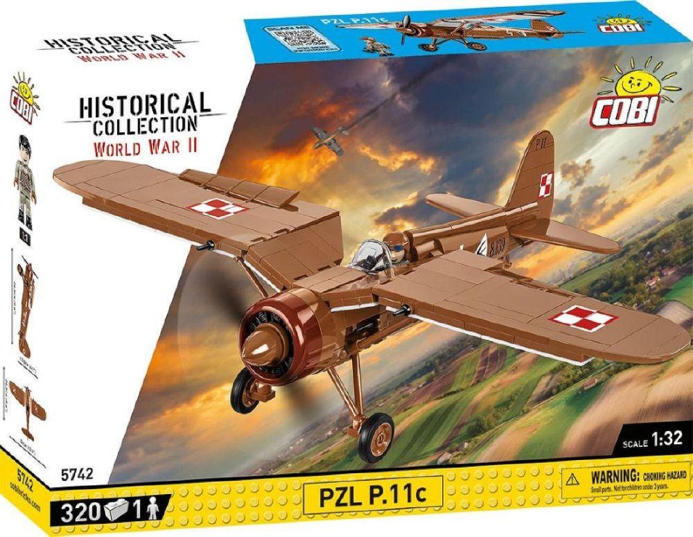 World War 2 - PZL P-11c Construction Brick Set (320 Pieces)