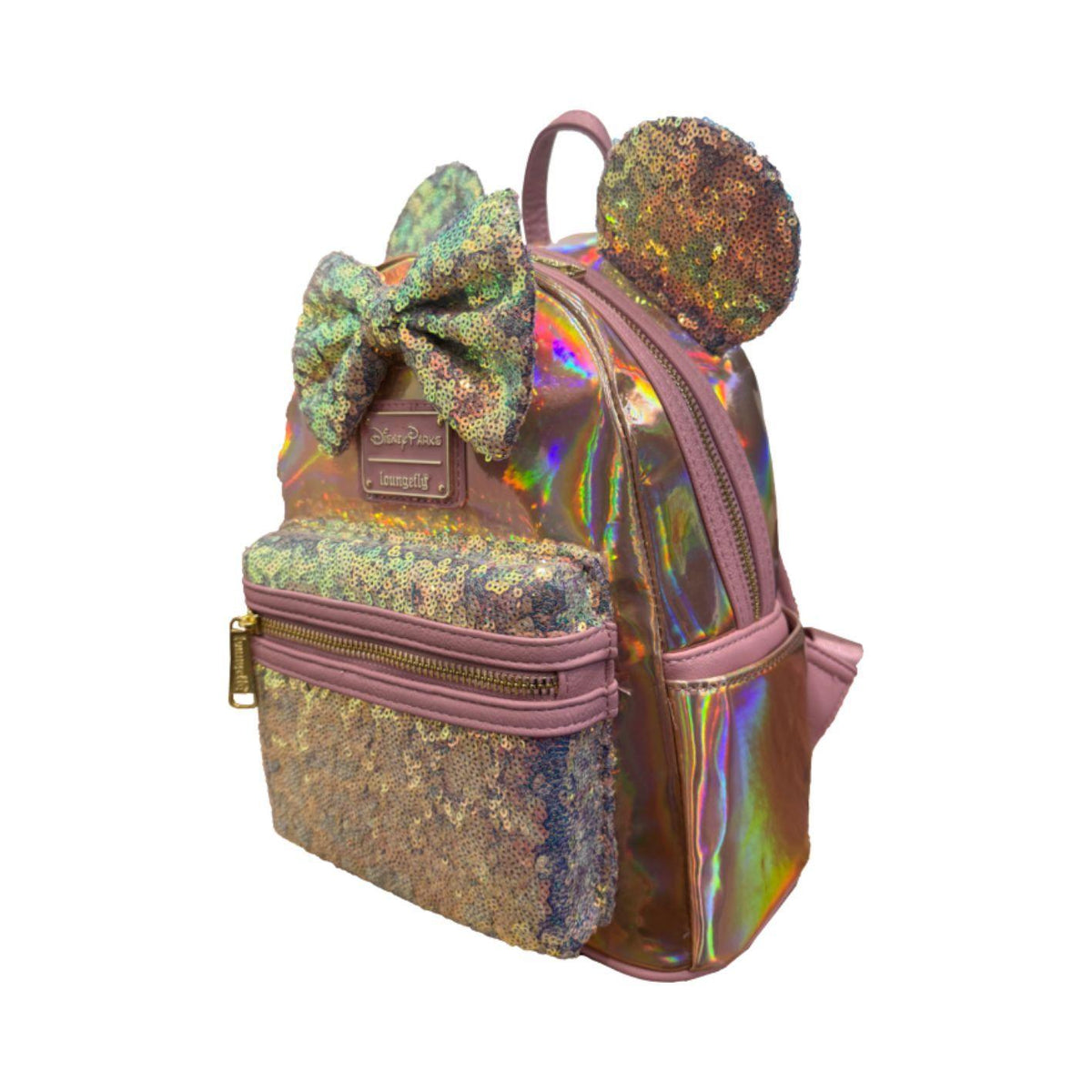 Disney - Minnie Mauve Sequin (Loungefly Backpack)
