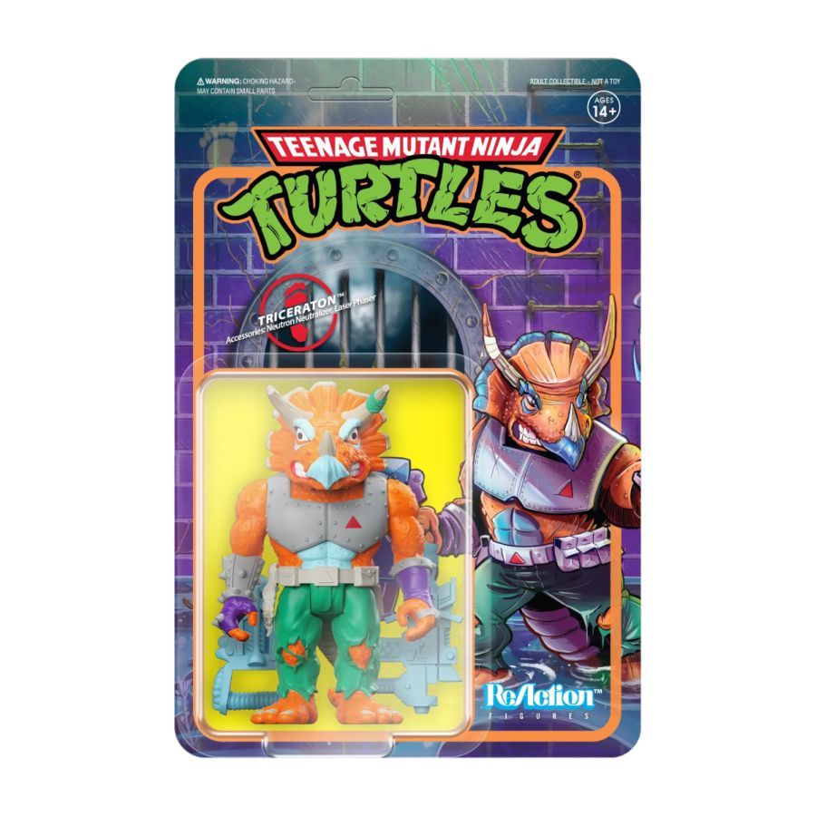 Teenage Mutant Ninja Turtles (TV’87) - Triceratron ReAction 3.75″ Action Figure