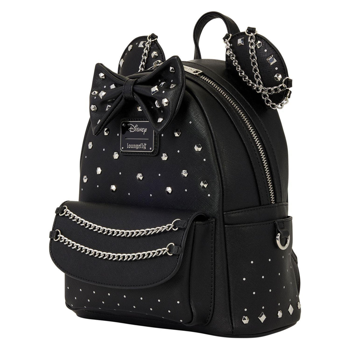 Disney - Minnie Mouse Studs & Chains Loungefly Backpack