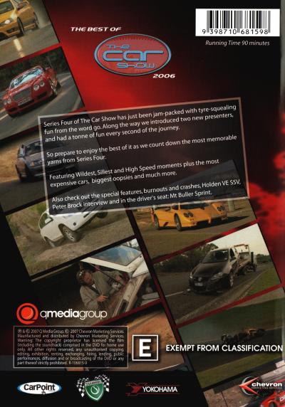 The Best Of The Car Show 2006 DVD