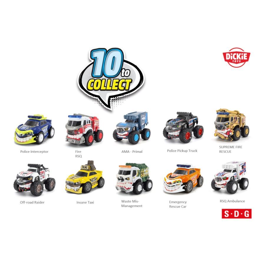 Motor Mutants - Blind Egg Build-A-Vehicle Wave 1 (Display of 20)