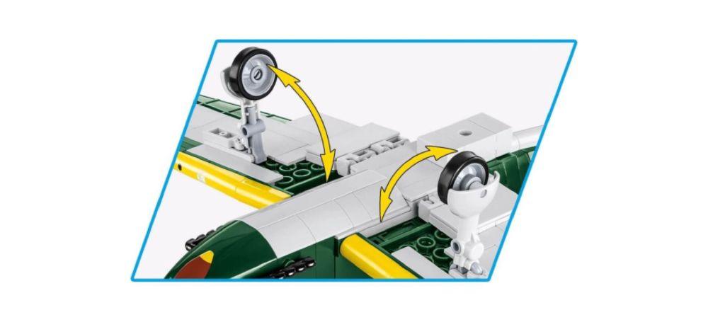 World War 2 - Kawasaki Ki-61-Hien (Tony) Construction Brick Set (350 Pieces)