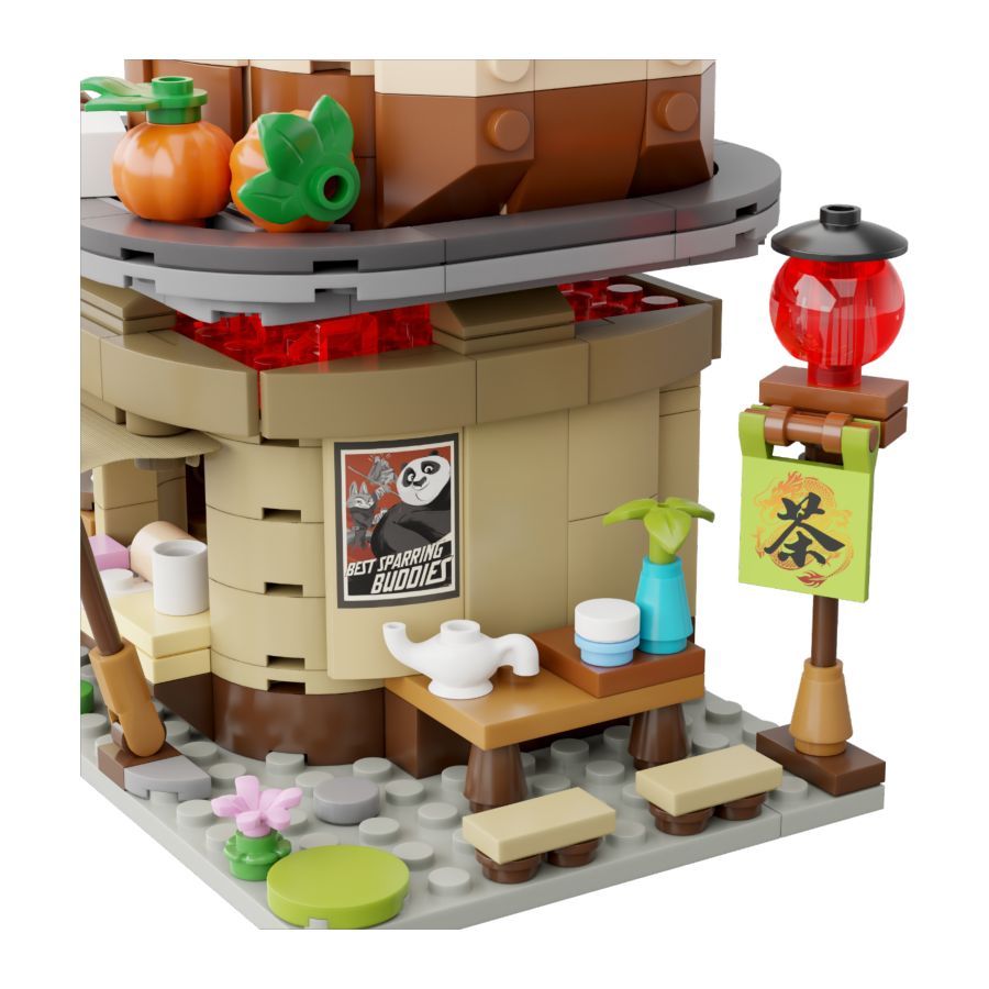 Kung Fu Panda - Shifu’s Tea House (335 Piece Kit)