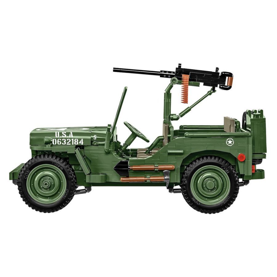 World War 2 - Willys MB Construction Brick Set (1207 Pieces)