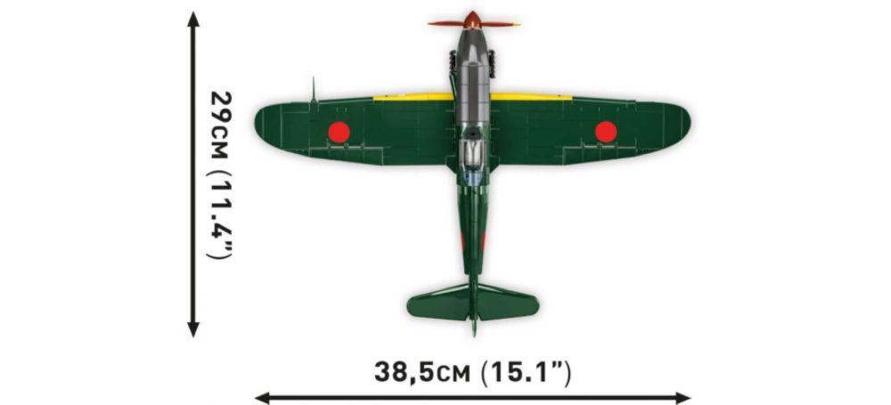 World War 2 - Kawasaki Ki-61-Hien (Tony) Construction Brick Set (350 Pieces)