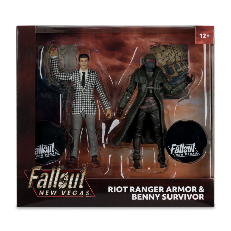 Fallout: New Vegas - Riot Ranger Armor & Benny Survivor 7″ Action Figure 2-Pack