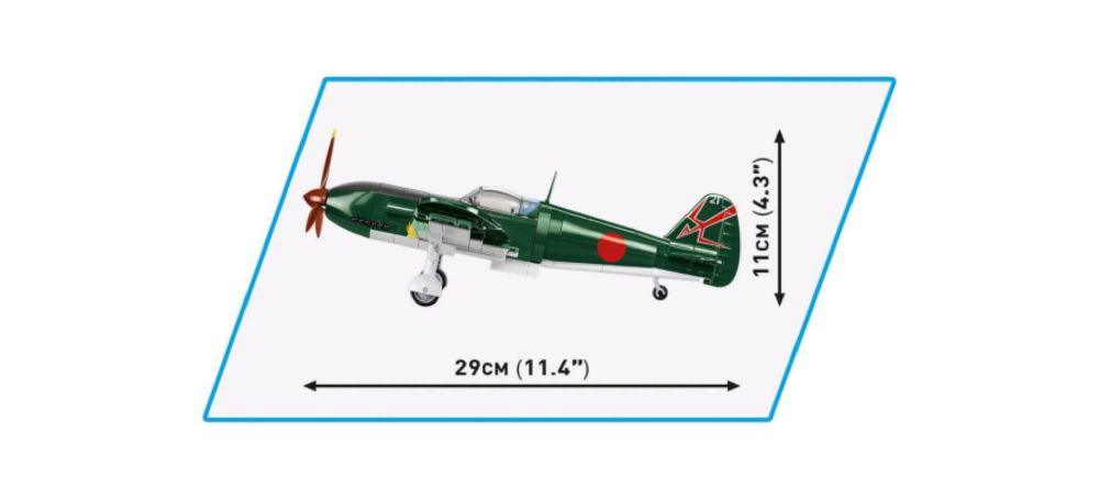 World War 2 - Kawasaki Ki-61-Hien (Tony) Construction Brick Set (350 Pieces)