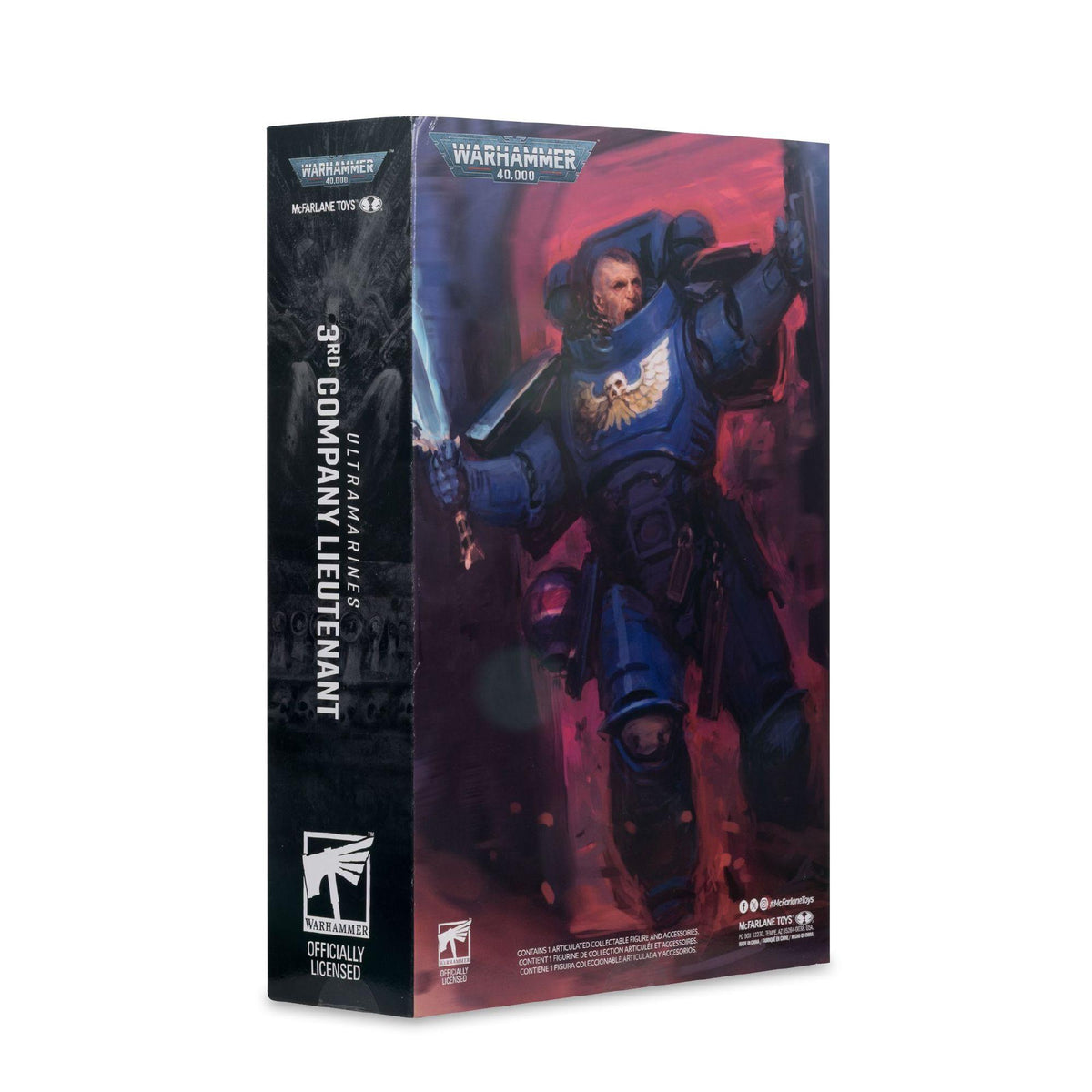 Warhammer 40,000 - Ultramarines 3rd Company Lieutenant 7″ Action Figure