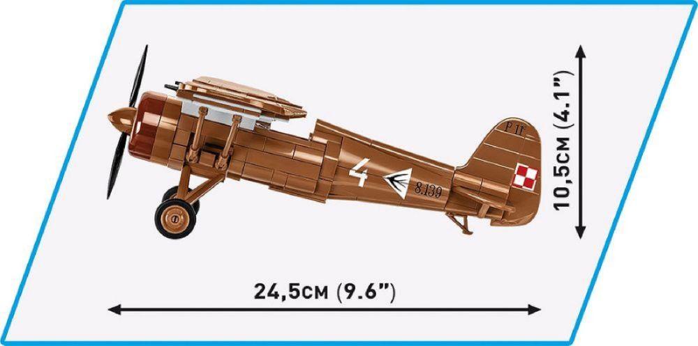 World War 2 - PZL P-11c Construction Brick Set (320 Pieces)