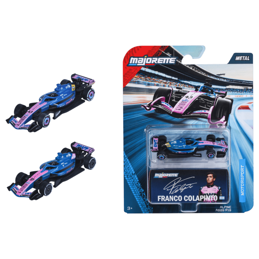 Majorette - 1:64 Formula 1 Motorsport Alpine Deluxe Cars 12ct H/S