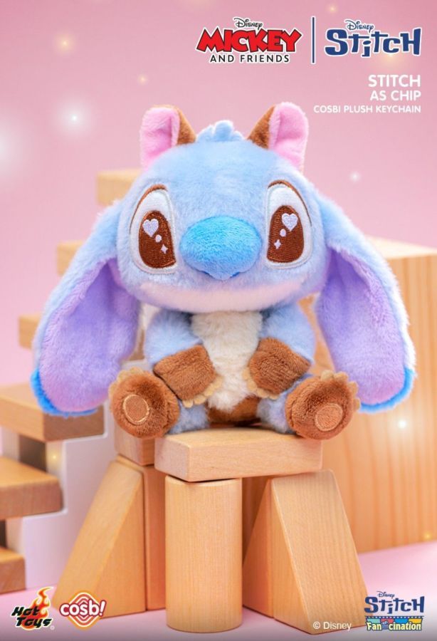 Lilo & Stitch - Stitch as Mickey & Friend – Cosbi Plush Keychain Collection (Display of 6)