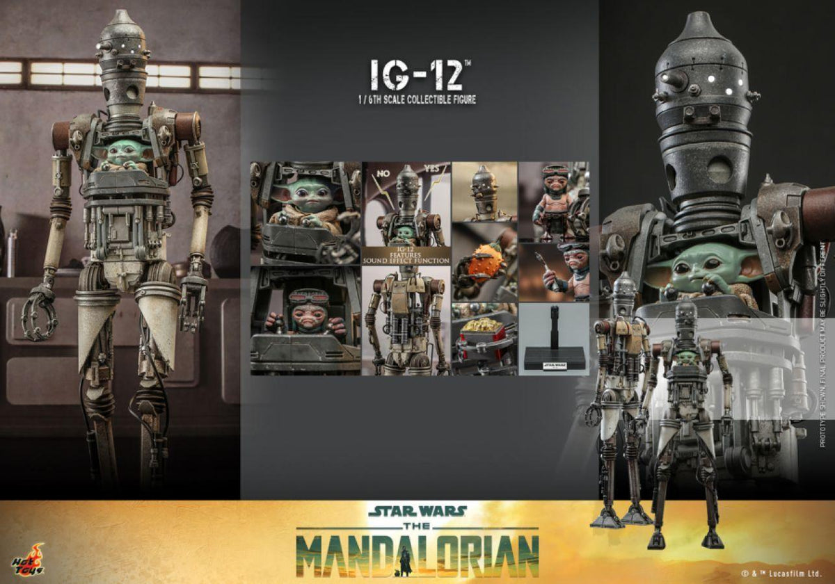 Star Wars: Mandalorian - IG-12 1:6 Scale Collectable Action Figure