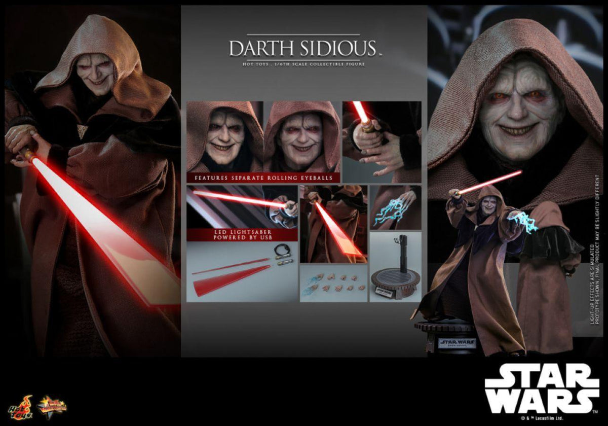 Star Wars: Revenge of the Sith - Darth Sidious 1:6 Scale Collectible Action Figure