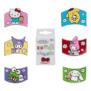 Sanrio - Sanrio & Friends Color Block Mystery Pin Blind Box (Display of 12)
