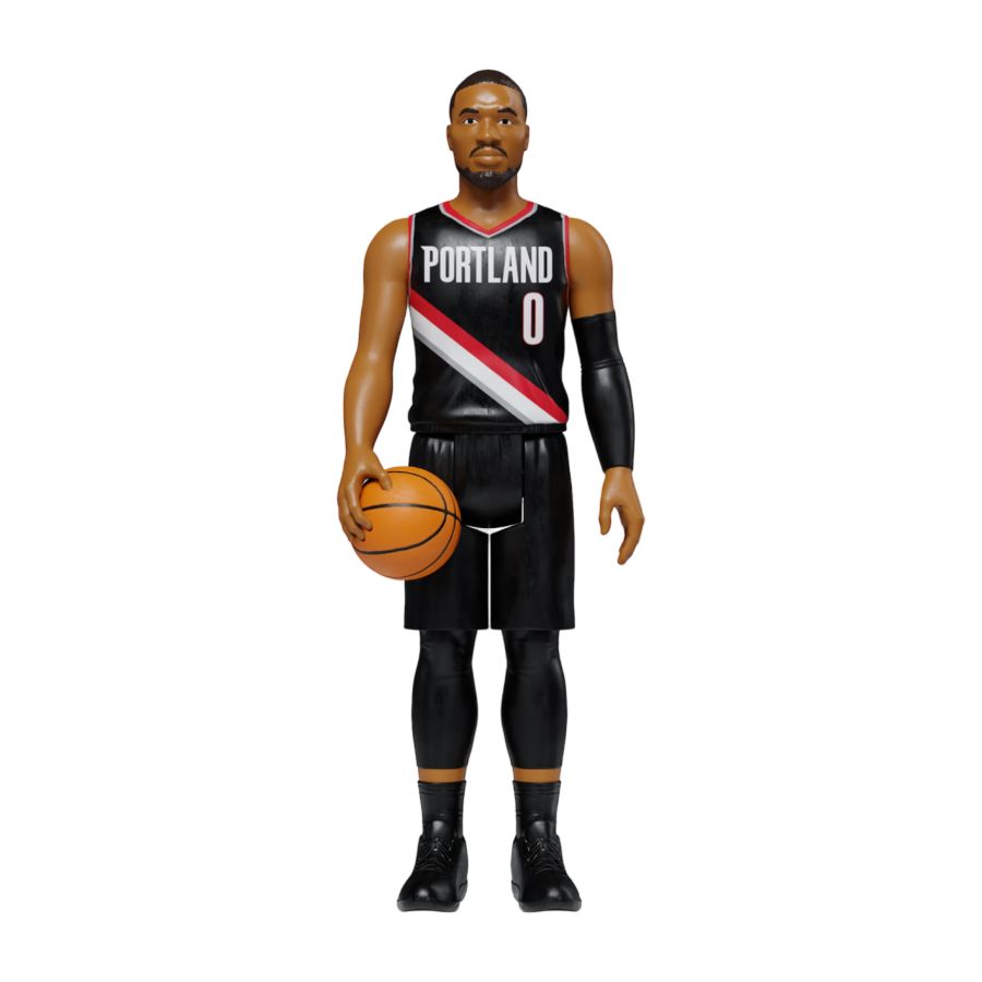 NBA - Damian Lillard Portland Trail Blazers Supersports ReAction 3.75″ Action Figure